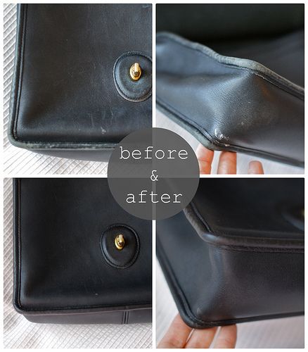 How to fix deformed leather bag